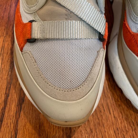 Chloe Sonnie Low Top Women's Sneaker | Tan Orange | Size EU 39/US 9 - Picture 6 of 14